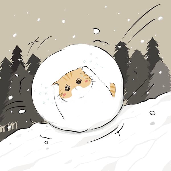 雪球越滾越大