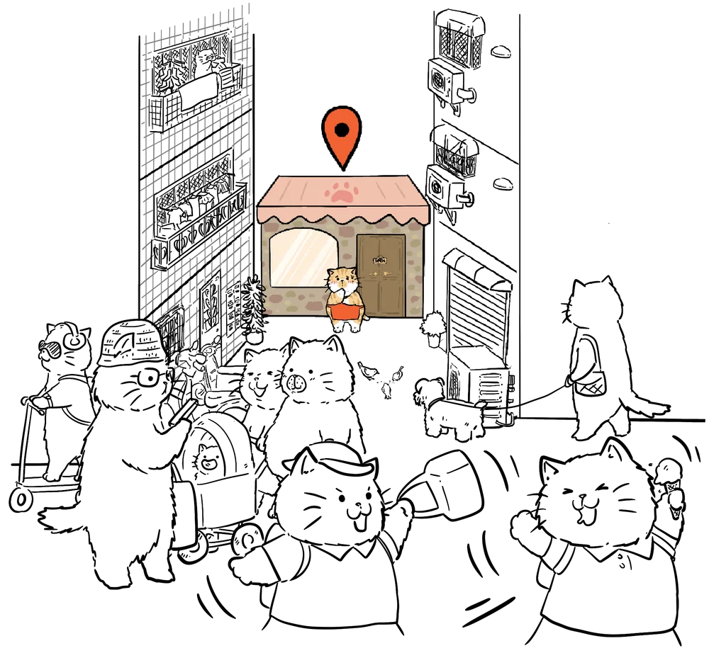 pro location quiet 202610 行人從巷口經過,店面卻藏在巷弄深處,路過也未必看得見。
